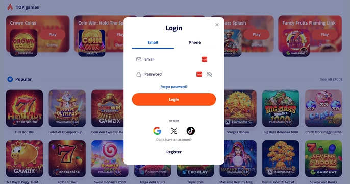 Vulkan Vegas Casino Login